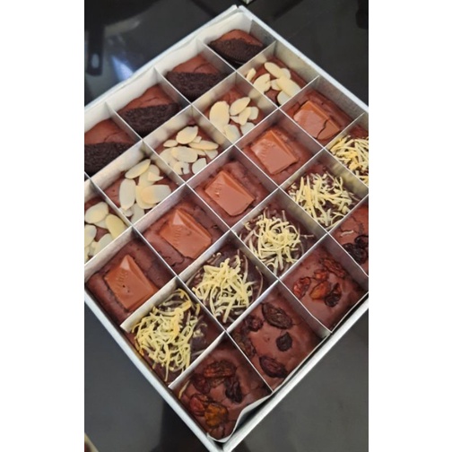 

Fudgy Brownies shiny crust