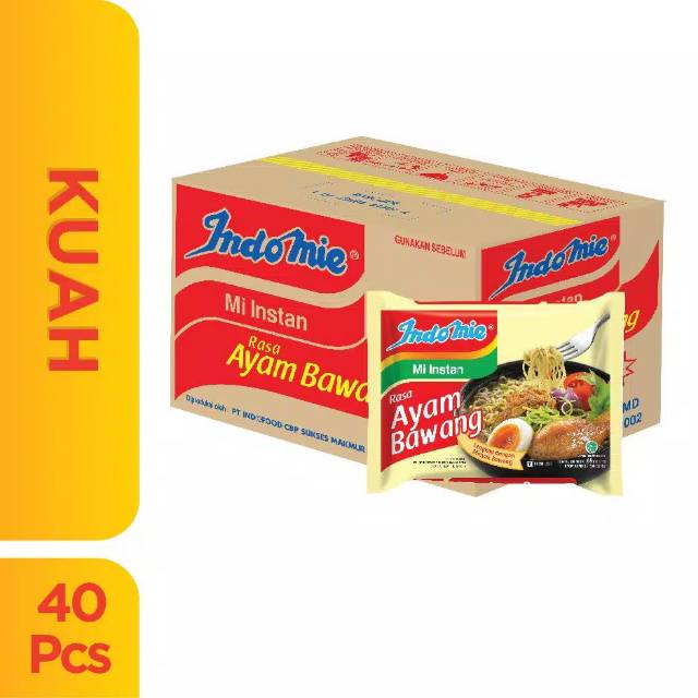 

Indomie rasa ayam bawang dus (40pcs)