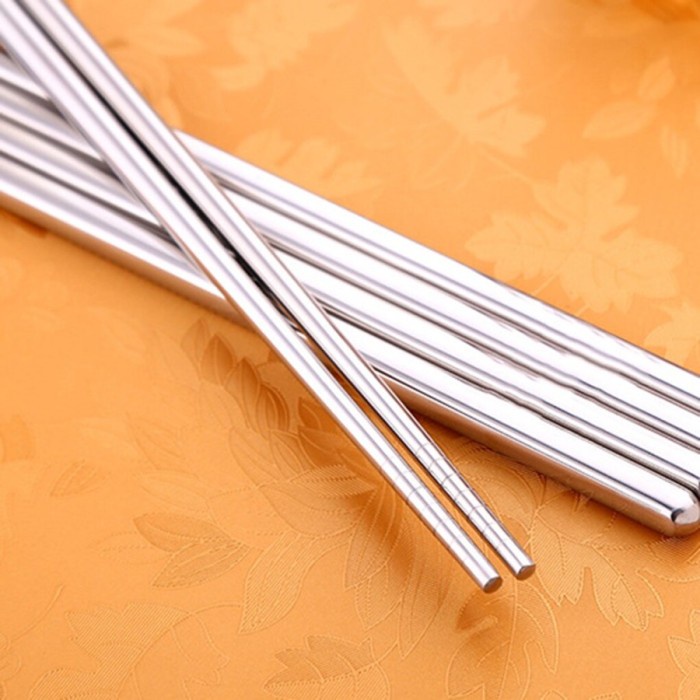 Sumpit Stainless Steel Chopstick High Quality with Low Price - 1 Pasang