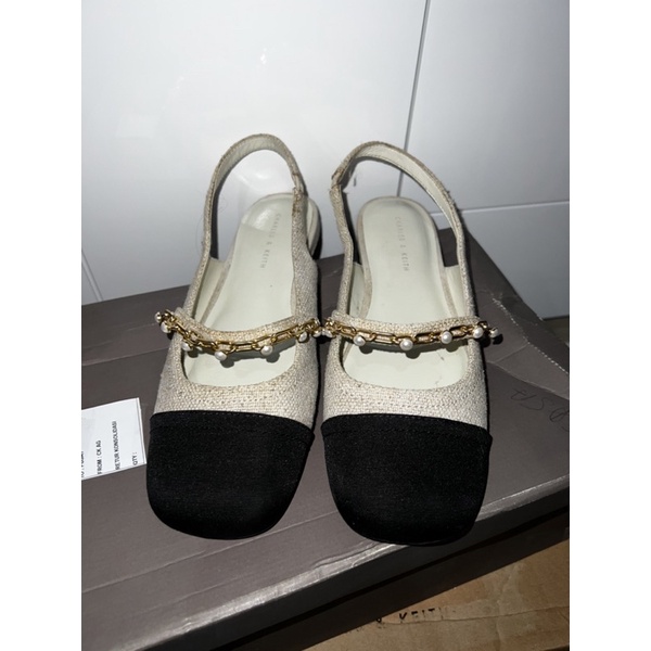 CK1-70900382 Glam Beaded - JASTIP CK ORIGINAL COUNTER SANDAL SEPATU SLINGBACK MARY JANE FLAT STORE C