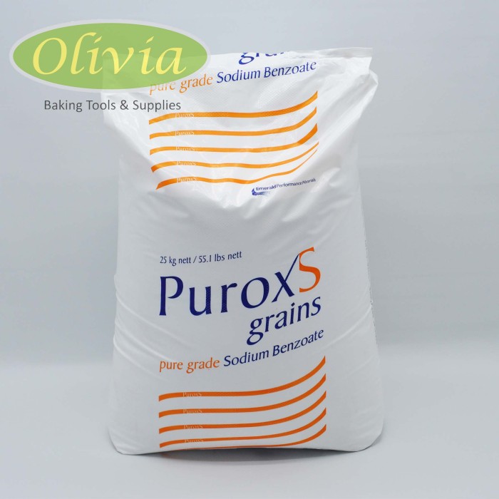 

Sodium Benzoate Pengawet Makanan Purox Holland Food Grade 25 Kg