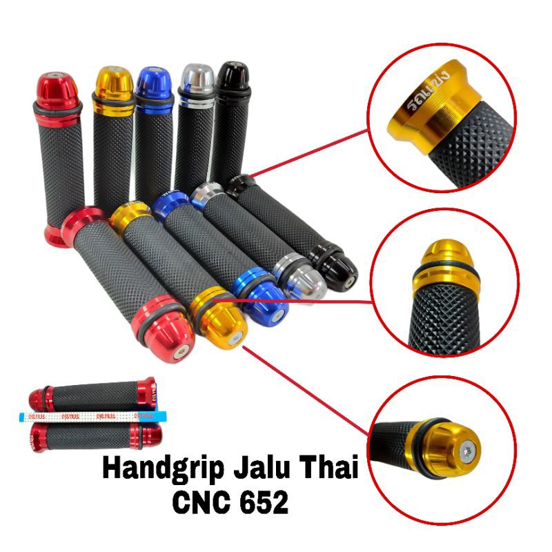 Grip Jalu CNC Thailand Handgrip slop Set Handfat Stang Pro Peganggan Stri Universal