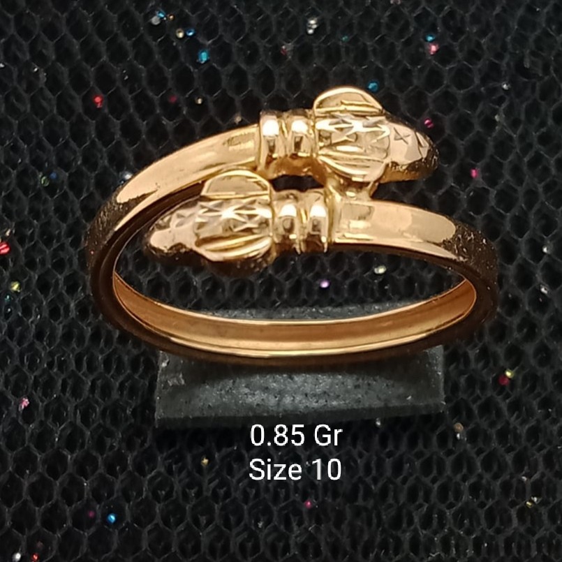 Cincin Emas 17K - 0.85 Gr Kadar 750 - 1864