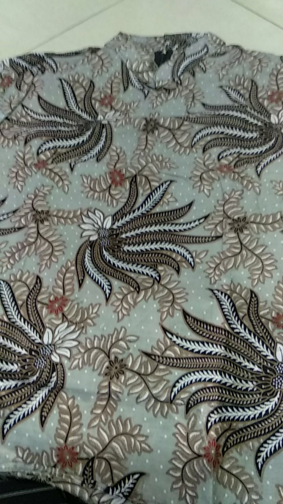 Cod - Tey-17 Batik Wanita Asj Sa Hrb026 Kenongo Kemeja Tosca Pendek