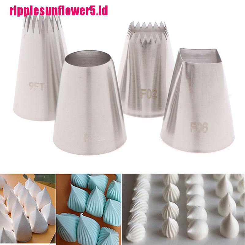 4pcs Spuit Piping Icing Untuk Dekorasi Kue