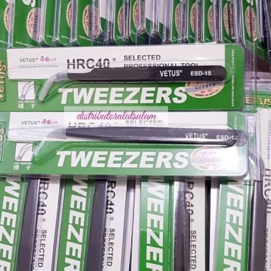 ✷ Pinset vetus tweezers Black ORIGINAL ◄