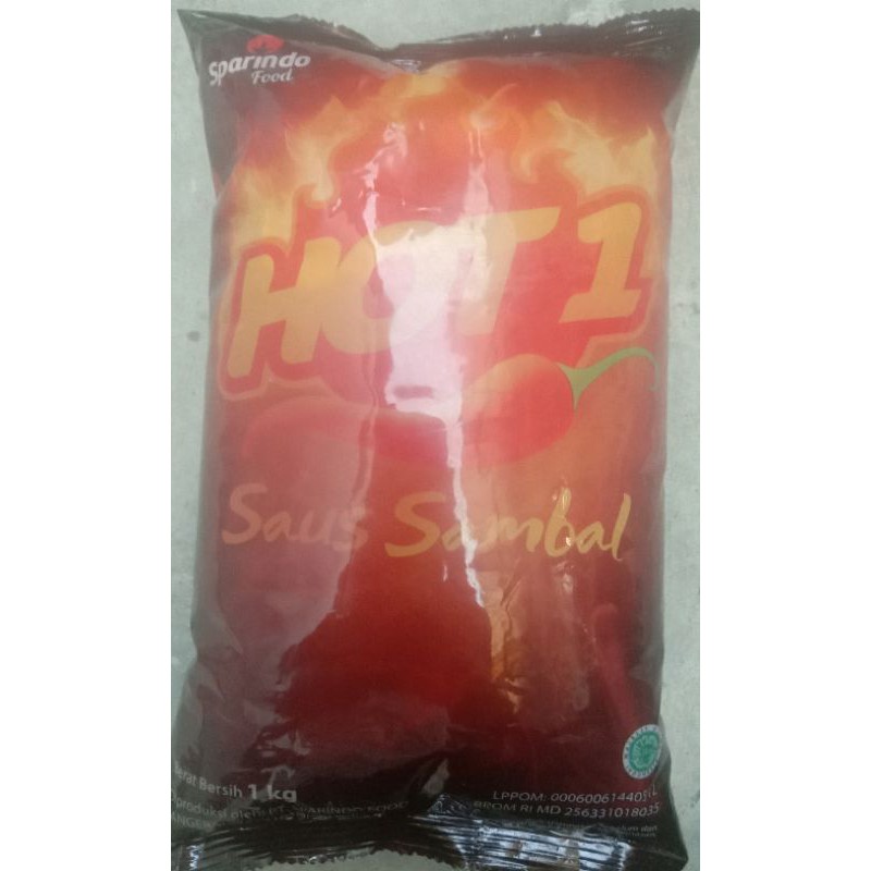 

saos sambel hot 1 extra pedas