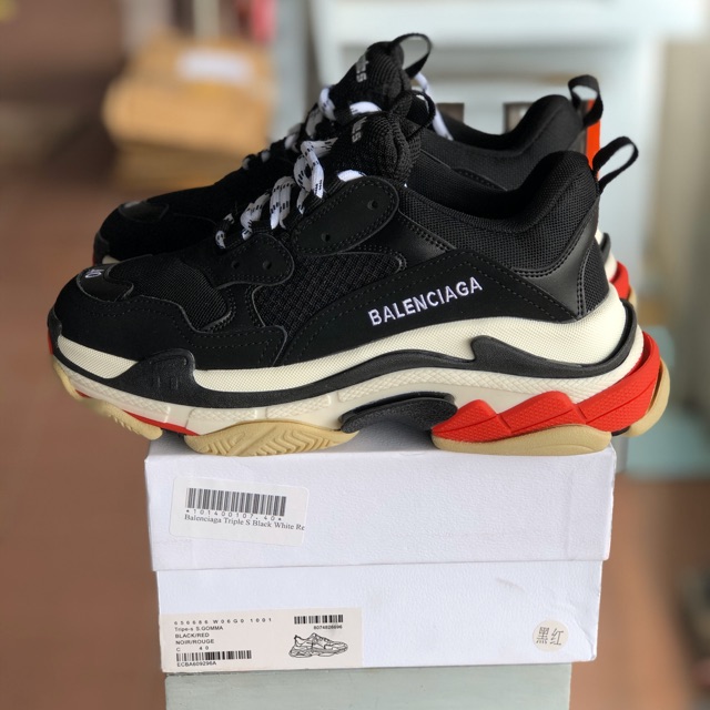 balenciaga triple s zweifarbig