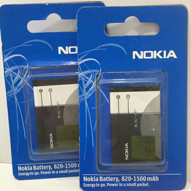 PREMIUM [ COD ] Batre Nokia BL-4C BL-5C Battery Baterai Nokia BL 5C BL 4C Original 95%