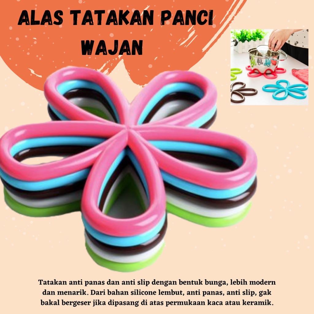 TERBARU!! Tatakan Panci Anti Panas / Tatakan Alas Panci Piring Anti Slip