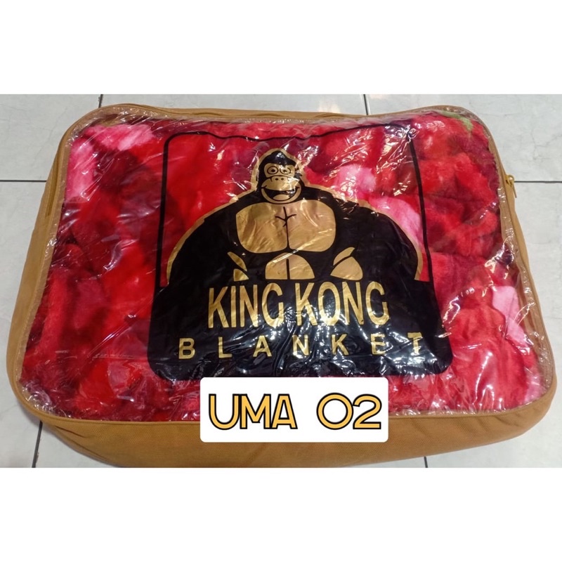 Selimut Champion KING KONG Ukuran 180x210cm My Comfort Blanket Bahan Bulu Halus Tebal Nyaman Lembut Besar size JUMBO 180 x 210