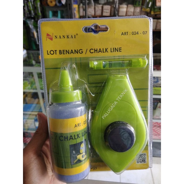 

Penggaris Sipatan / Lot Benang + Tinta Merek NANKAI