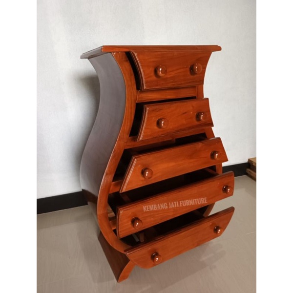 NAkAS GITAR KAYU JATI JEPARA | NAKAS GITAR 5 LACI | NAKAS JATI JEPARA