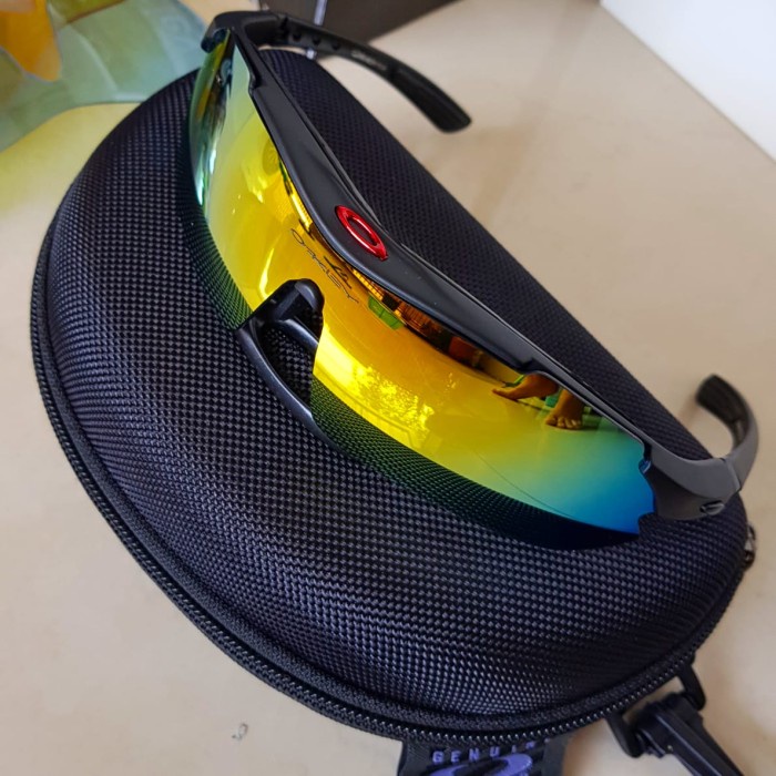 KACAMATA SEPEDA OAKLEY QUANTUM 6 LENS PREMIUM QUALITY