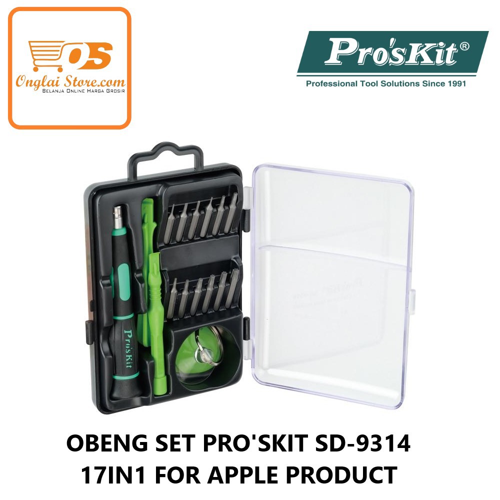 OBENG SET PRO'SKIT SD-9314 17IN1 FOR APPLE PRODUCT ORIGINAL