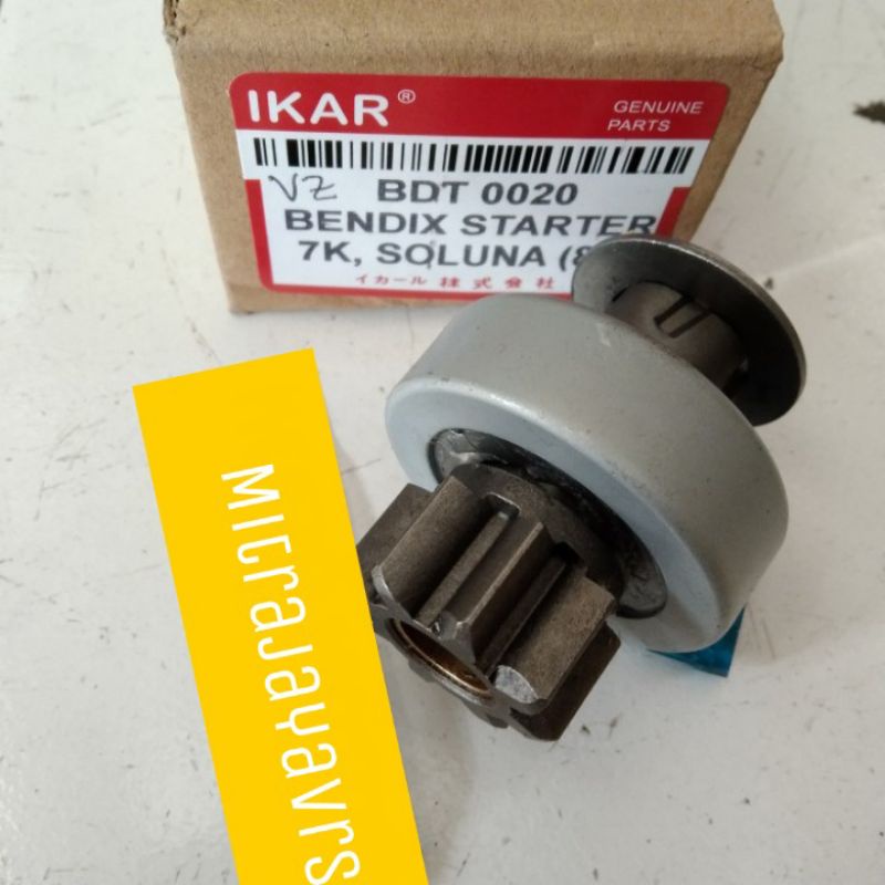 Bendix Stater Bendik Toyota Kijang Kapsul 7K Bensin