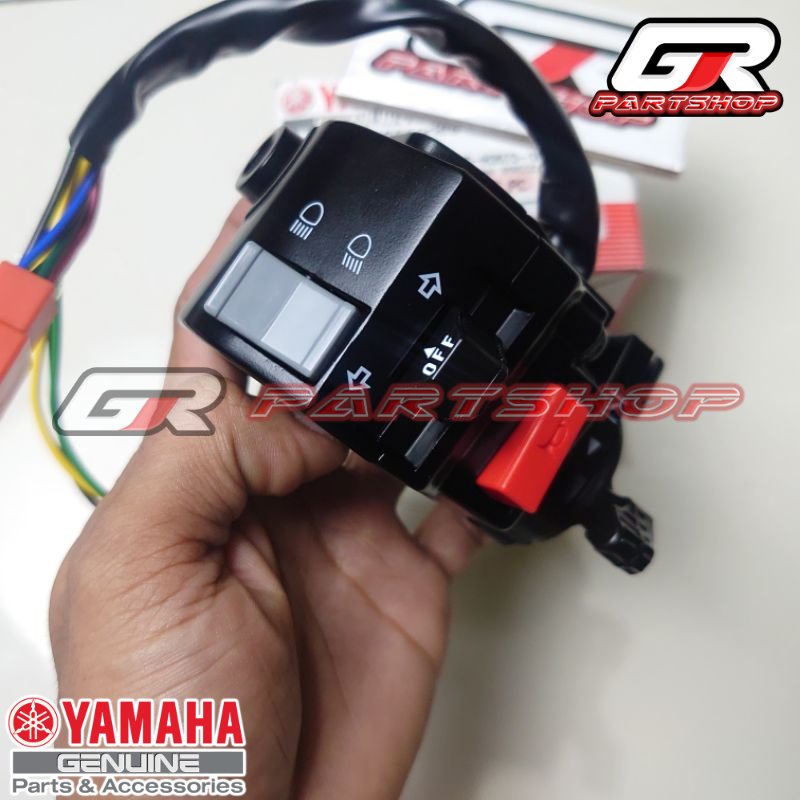 saklar assy kiri kanan f1zr ori ygp fizr fiz r f1z r holder switch sakelar original yamaha