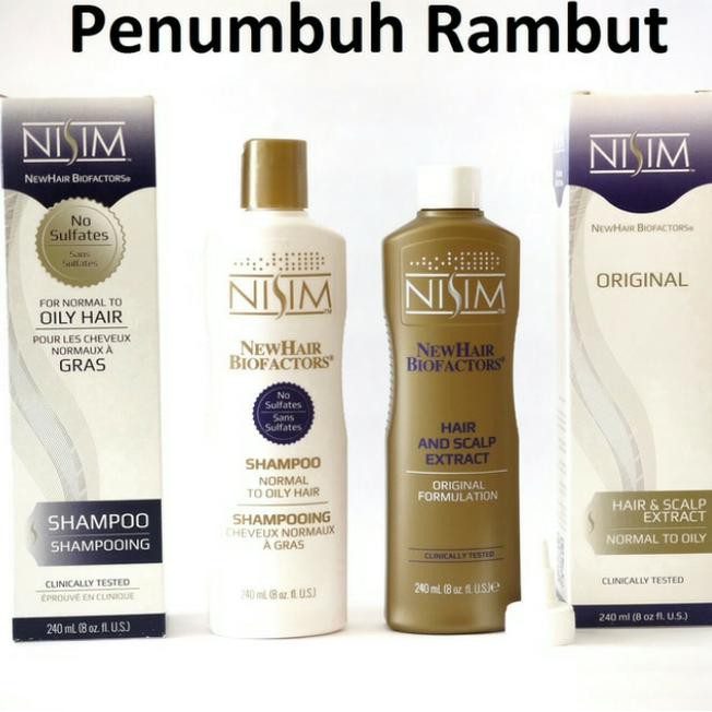 6STJ SHAMPOO NISIM+HAIR TONIC NISIM NORMAL TO OILY RGTF