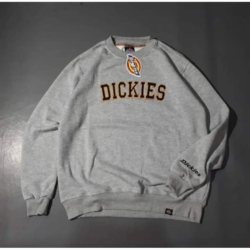 CREWNECK SWEATER PERIA SWATER CREWNECK WANITA CREWNECK DICKIES VARIAN ABU BISA BAYAR DI TEMPAT COD