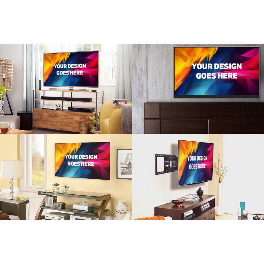 Television Display Mock-up Bundle - Photoshop