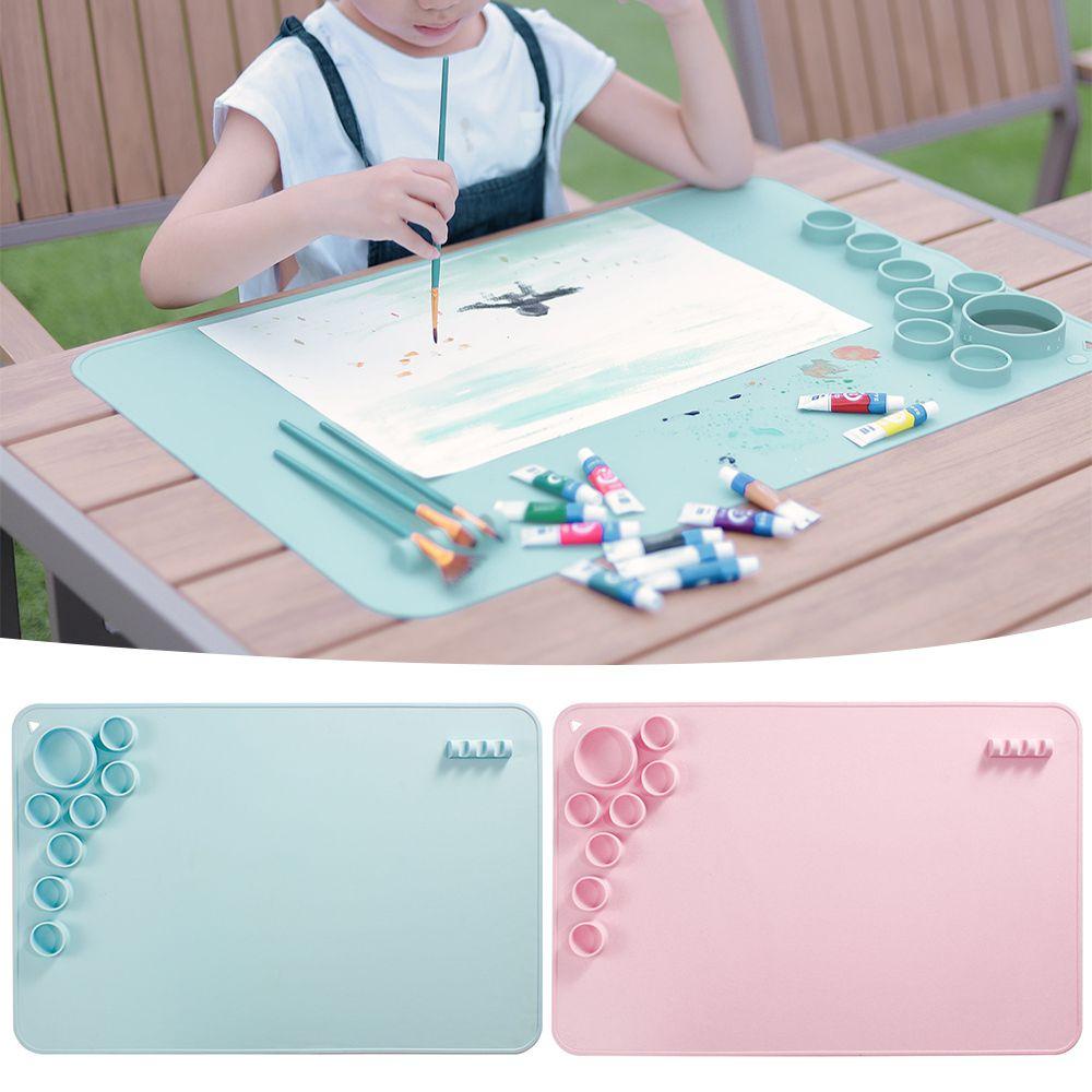 R-flower Silicone Painting Mat Alas Kerajinan Tangan Tahan Air Anti Lengket Tahan Lama Untuk Melukis