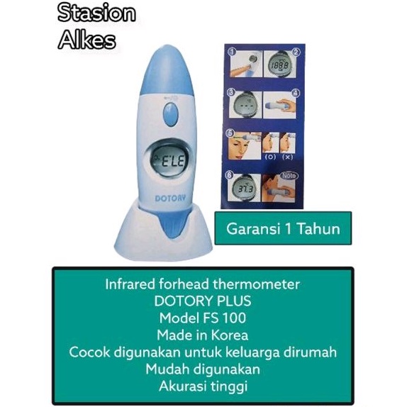 Termometer Infrared  Dotory Plus FS-100 - Thermometer Suhu Tubuh