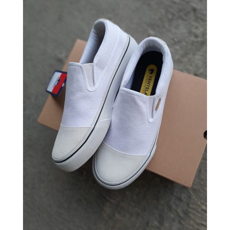 Ventela Slipon Urban White | Anugrah Shoes Bandung | Gudang Ventela