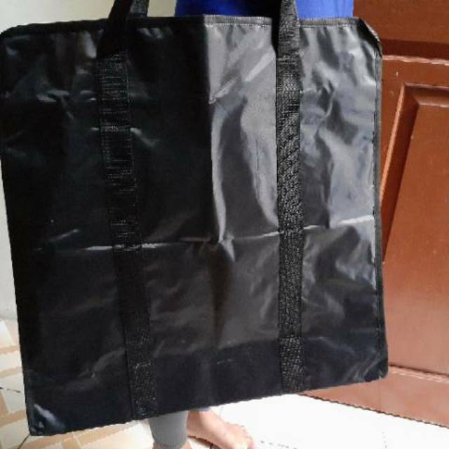 Tas Terpal Polos Besar L (55x59) Laundry Bag Totebag Jinjing Serbaguna