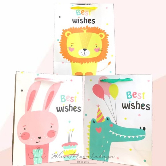 

Terlaris Paperbag besar tebal lucu Happy Birthday / Tas Kado / Kertas kado