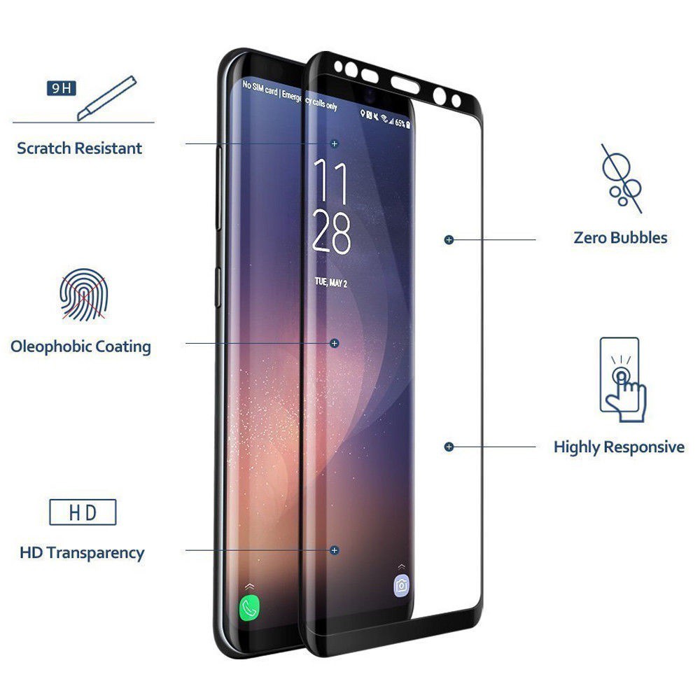 Super Premium Quality Tempered Glass 5D Rakki Anti Gores Kaca Samsung Galaxy A6 2018