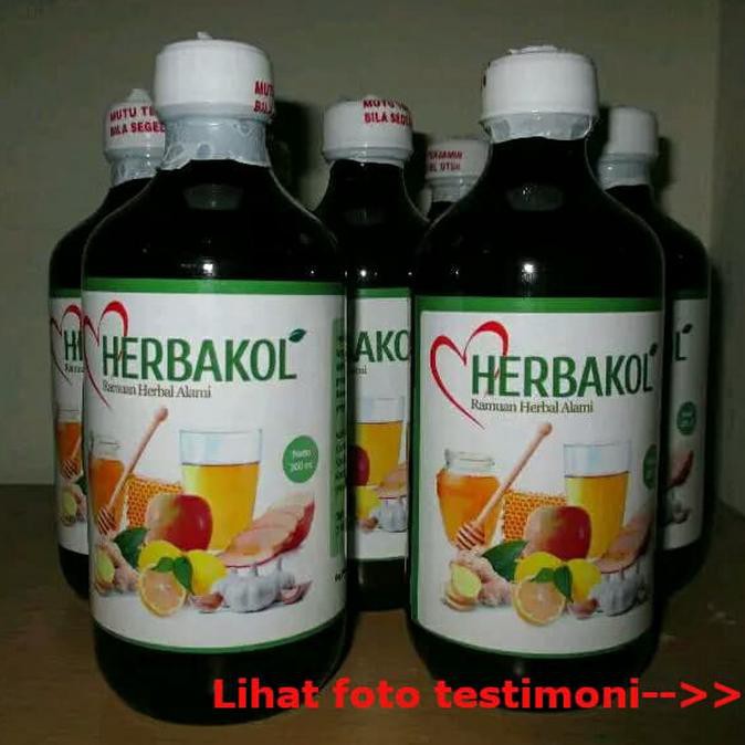 

[[BISA COD]] Jus Herbal Bawang Putih+Jahe+Lemon Import+CukaApel+Madu HERBAKOL 300ml BIG SALE Kode