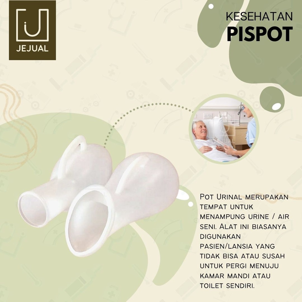 PISPOT PRIA/WANITA Dewasa Tempat Buang Air Kencing/Pipis/Urine/Urinal Lansia Laki Laki/Perempuan