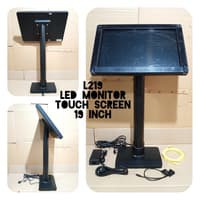 MONITOR KARAUKE TOUCH SCREEN 19 INCH DAN STAND L219 - Putih