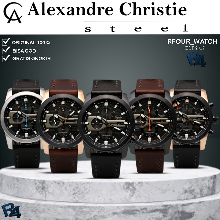JAM TANGAN ALEXANDRE CHRISTIE PRIA ORIGINAL ALEXANDER CHRISTIE PRIA JAM ALEXANDER CRISTIE 6270