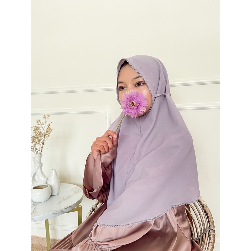 Bergo Crochet Picot maryam Hijab instant diamond