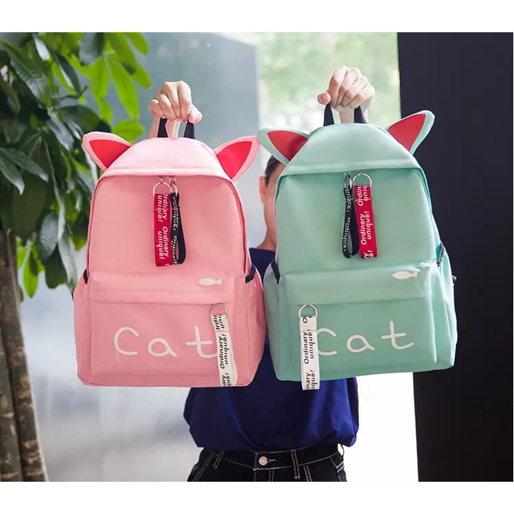 ARMELIA SHOP - TAS RANSEL WANITA CAT SINGLE / TAS RANSEL ANAK