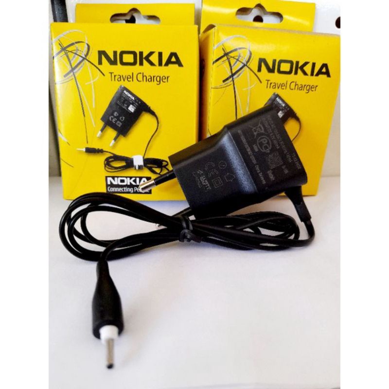Charger Nokia N95 Ori + packingan colokan kecil casan Nokia lubang kecil nokia Hp jadul