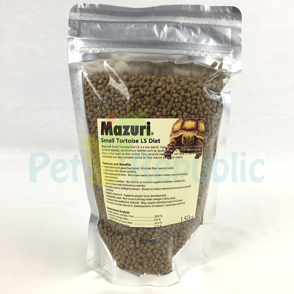 

MAZURI Makanan Kura Darat Tortoise Diet Small LS 150gr