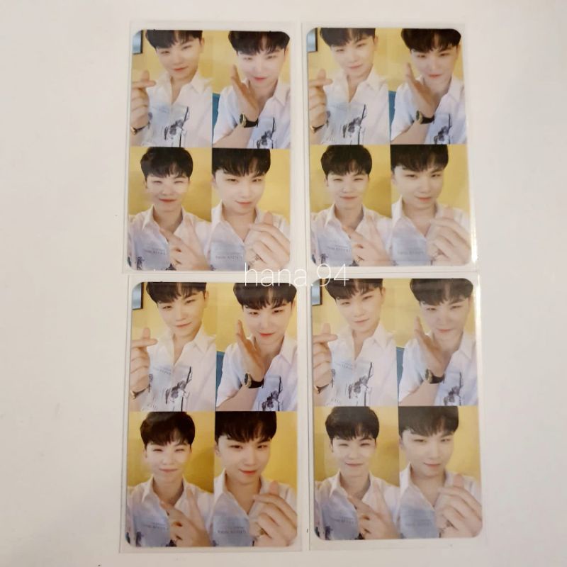 Woozi seventeen henggarae net grid pc photocard
