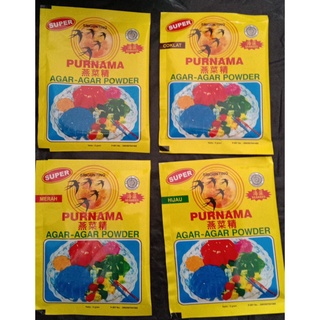 

@5gram tepung serbuk powder bubuk AGAR AGAR pudding puding matahari dua walet PURNAMA