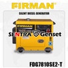 Genset 5000 watt 3 phase Firman FDG7810SE2 T