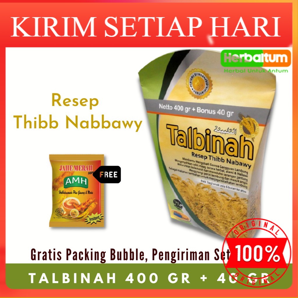 

[ASLI] Talbinah Assabil 400 gr Tepung Gandum Pengganti Nasi