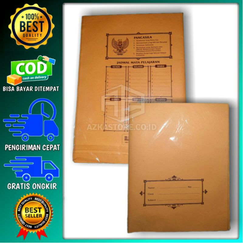 

Sampul Buku Coklat Kuarto / Sampul Buku SIDU 38 58 Ukuran Kwarto / Sampul Buku Standar Quarto / Variasi Teks Pancasila Kolom Nama Dan Jadwal Pelajaran
