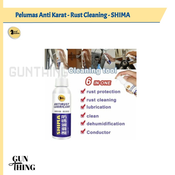 Cairan Pelumas Anti Karat - Penghilang Karat - Shima Rust Remover 100 ml 80ml