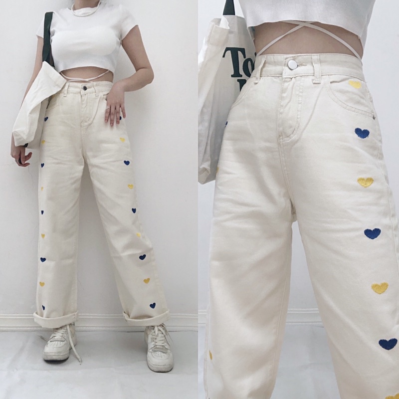 CLOTHIER - Apricot Baggy Jeans