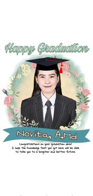 Desain Ilustrasi Foto Kado Wisuda Ilustrasi Foto Unik Murah