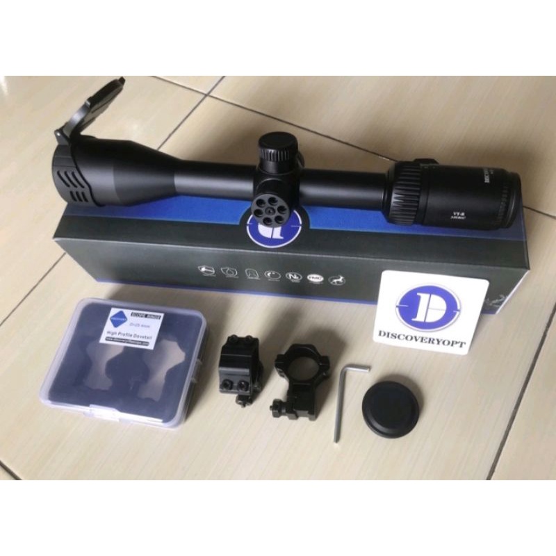 DISCOVERY VT-R 3-9X40 AC RETICLE HK MOUNTING DOBLE BAUT