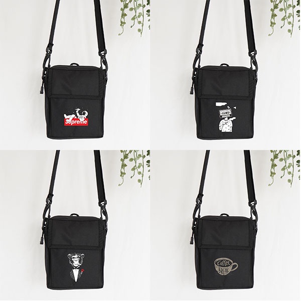 ZCO - Sling Bag Mini Pria Wanita / Tas Selempang Mini Karakter / Tas Slempang Termurah Waterdrop Ukuran 19 X 16 X 5 Cm Part VI | Morybag