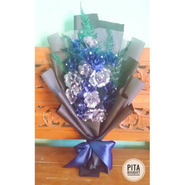 BUNGA SATIN UKURAN BESAR