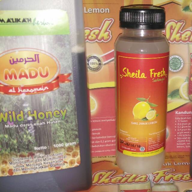 

Sari Lemon + Madu 1000gram